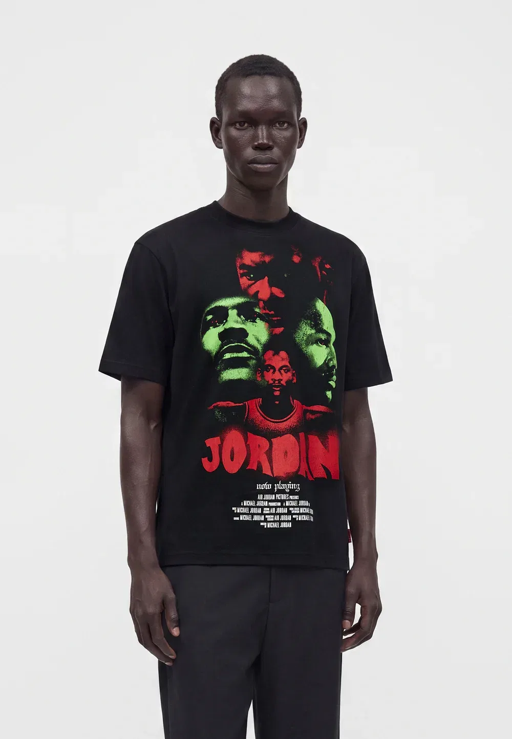 Футболка с принтом съемочной группы Jordan, Black