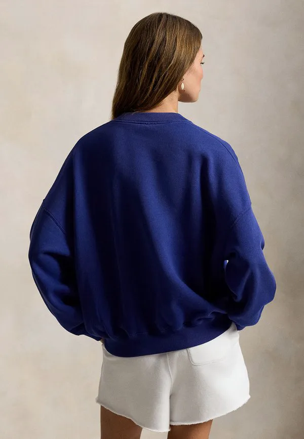 Флисовая толстовка с круглым вырезом Polo Ralph Lauren, Heritage Royal — фото 3