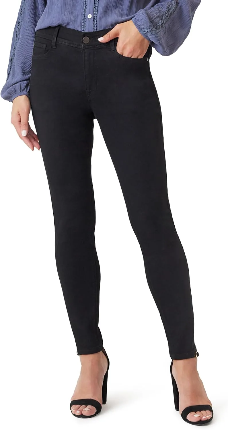 

Angels Forever Young Women's 360 Sculpt Skinny Mid-Rise Jeans