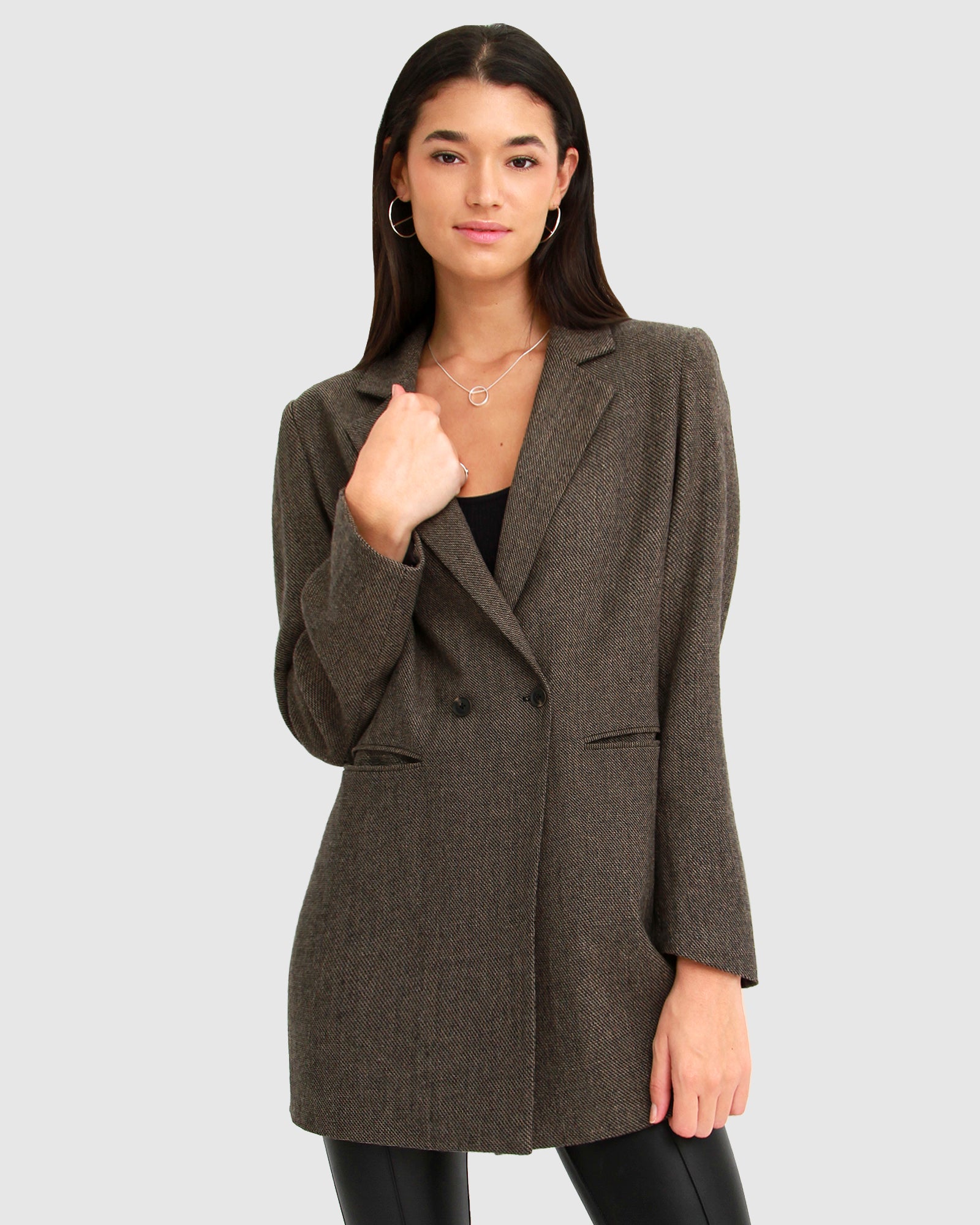 

Пальто Kensington Oversize Belle&Bloom, коричневый