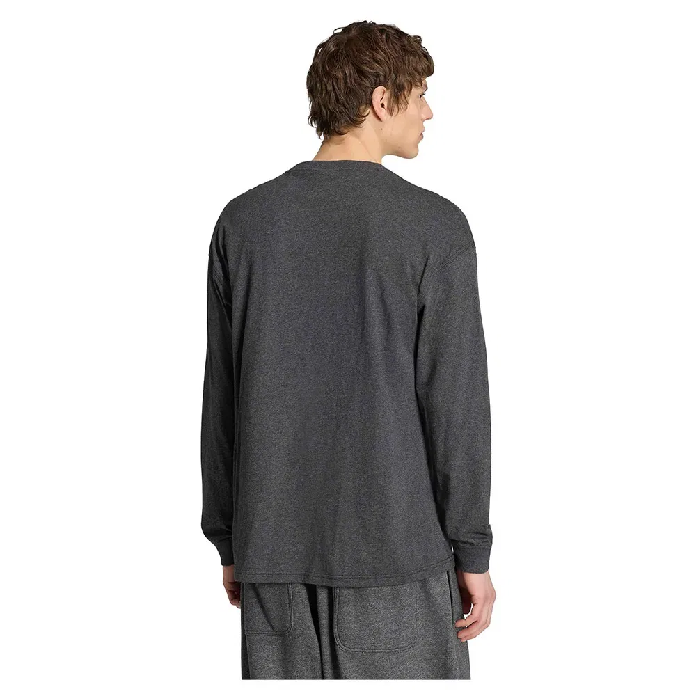 Футболка с длинным рукавом Trefoil Essentials Melange Adidas Originals, серый — фото 2