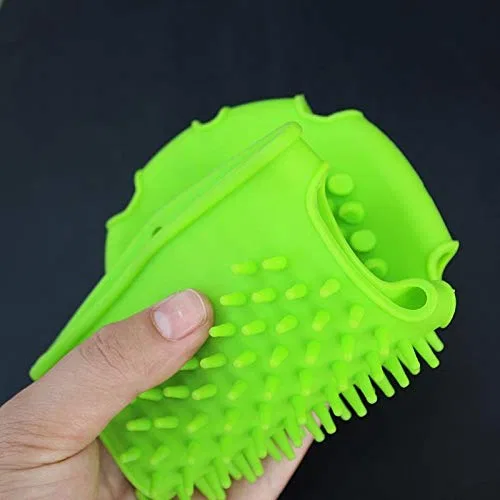 Силиконовая мочалка для тела для пилинга, zxb-shop, 17x13x3 см, B — фото 4