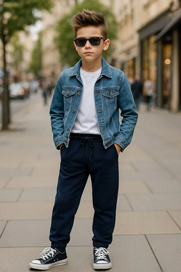 Детские спортивные штаны с эластичными манжетами Cloise, Navy Blue