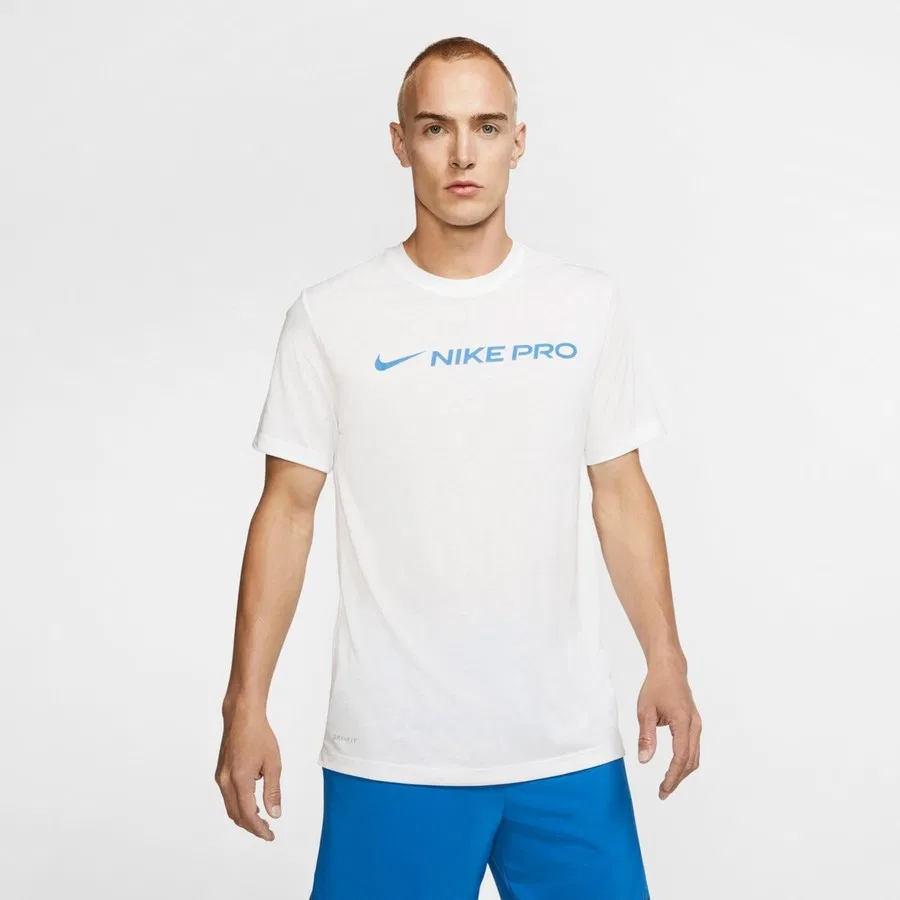 Футболка мужская с принтом Nike Dri-FIT, Белый