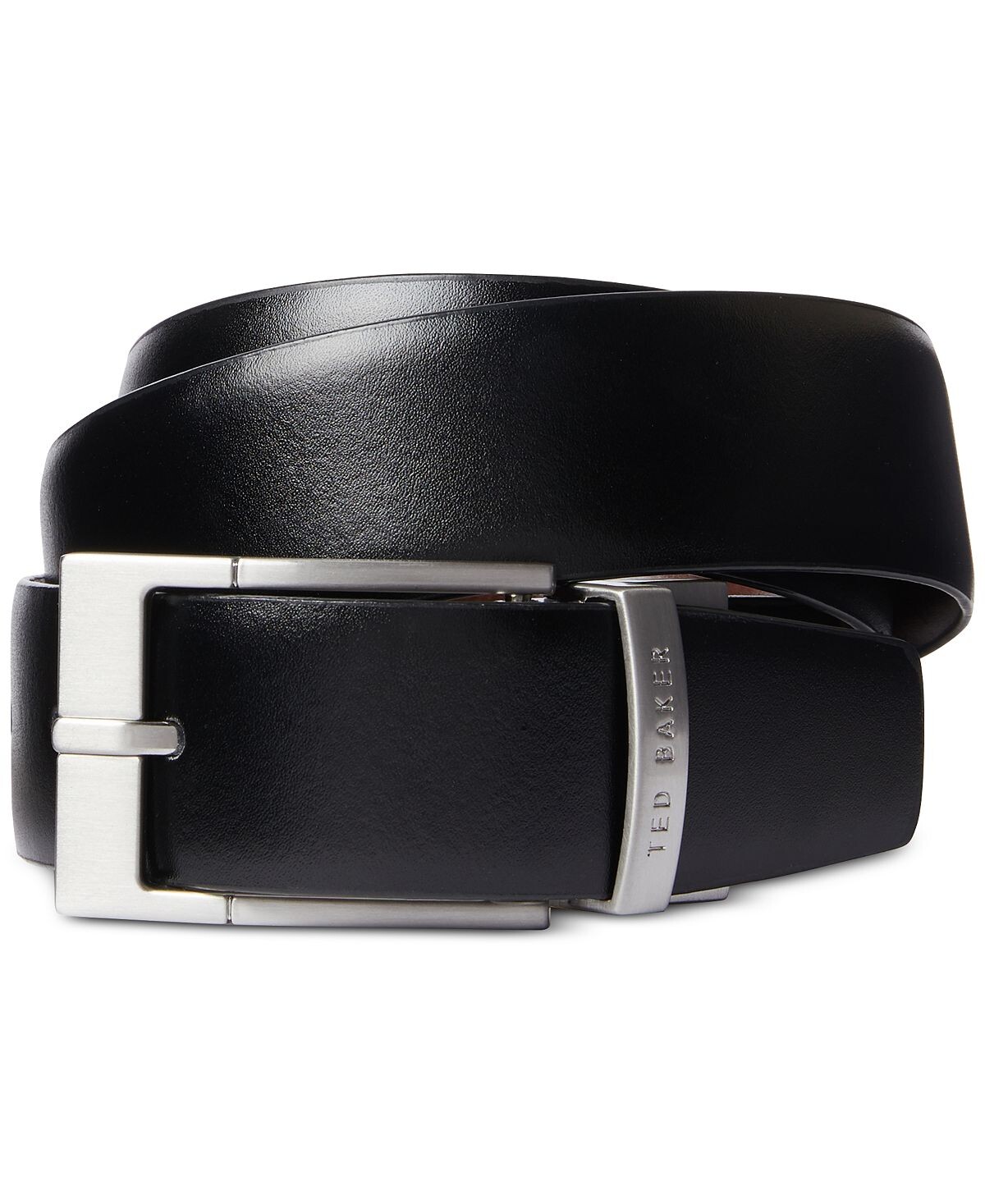 

Мужской кожаный ремень connary Ted Baker, черный