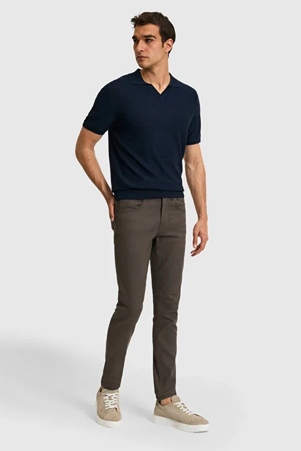Мужские джинсы скинни-фит U.S. Polo Assn., Light Brown — фото 3