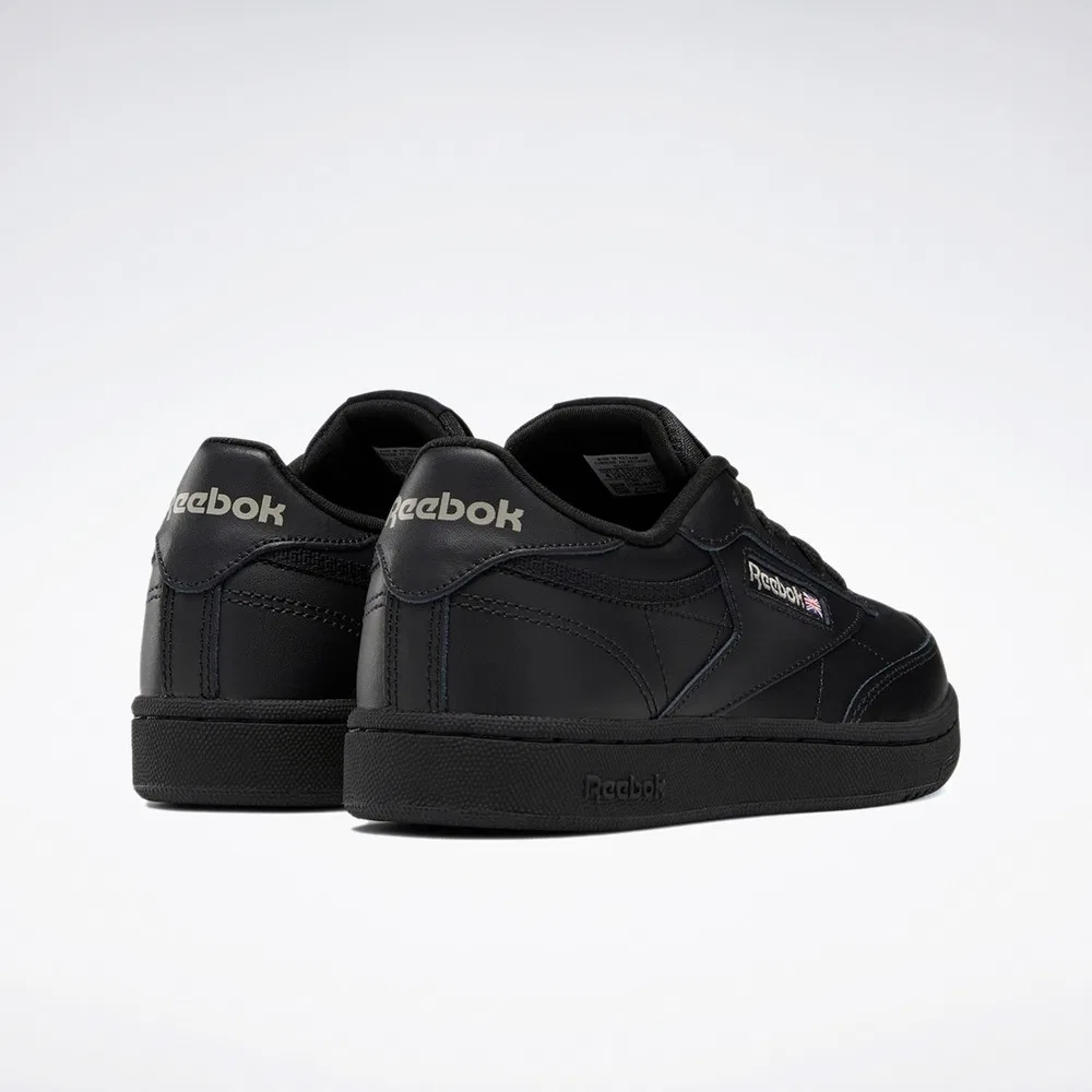 Кроссовки детские Reebok Club C, классические, черные — фото 4