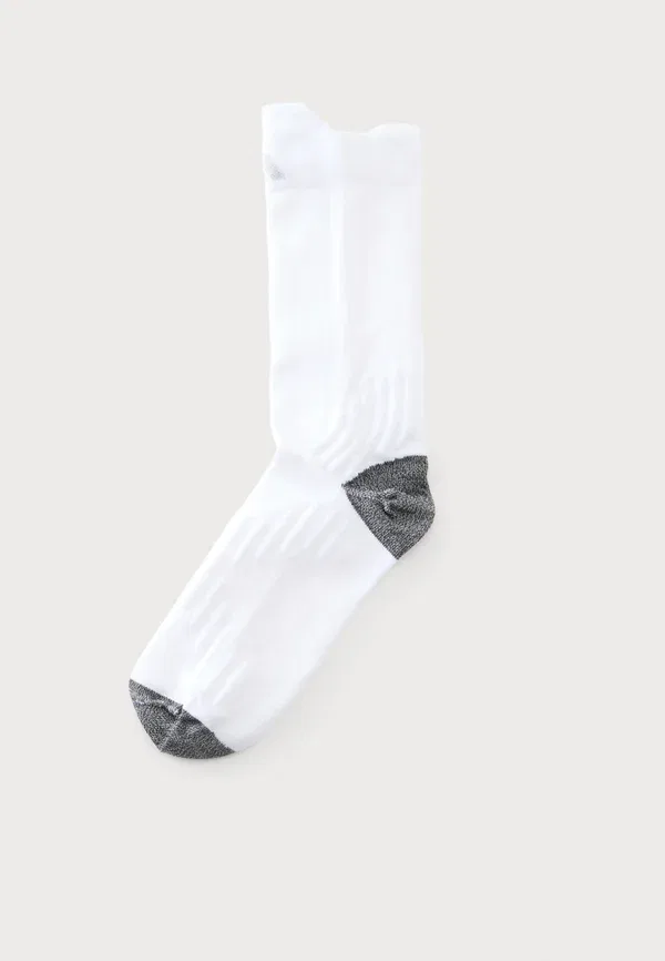 Удобные спортивные носки Run Comfort Crew унисекс Adidas Performance, белый/серый