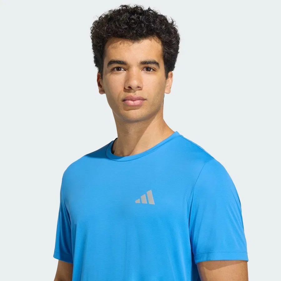 Футболка спортивная с длинным рукавом ADI365 Running Essentials adidas, Ray Blue — фото 4