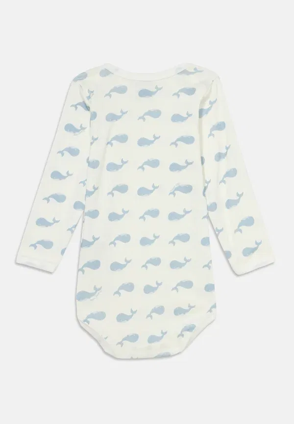 Набор из 5 боди, хлопок, glaustinuke Petit Bateau, blue/white, белый — фото 2