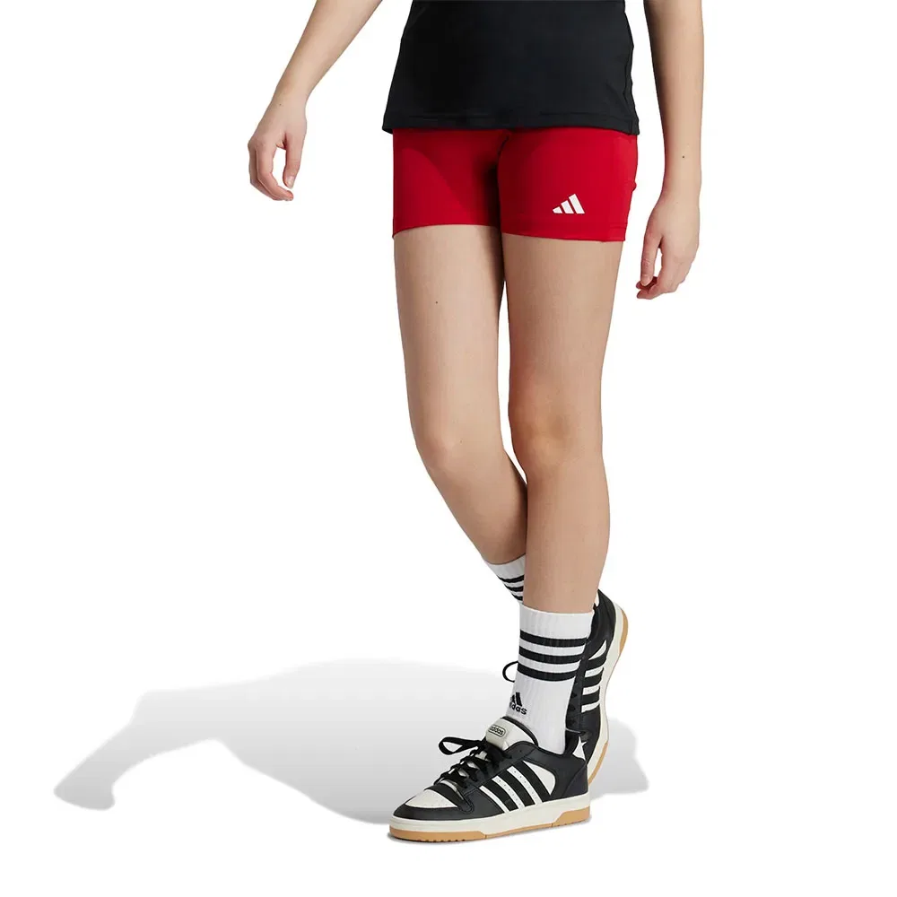 Леггинсы короткие Techfit Adidas, розовый