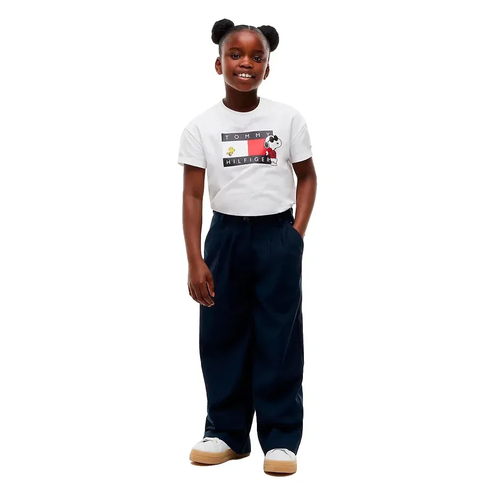 Детская футболка с принтом Snoopy Tommy hilfiger, White — фото 4