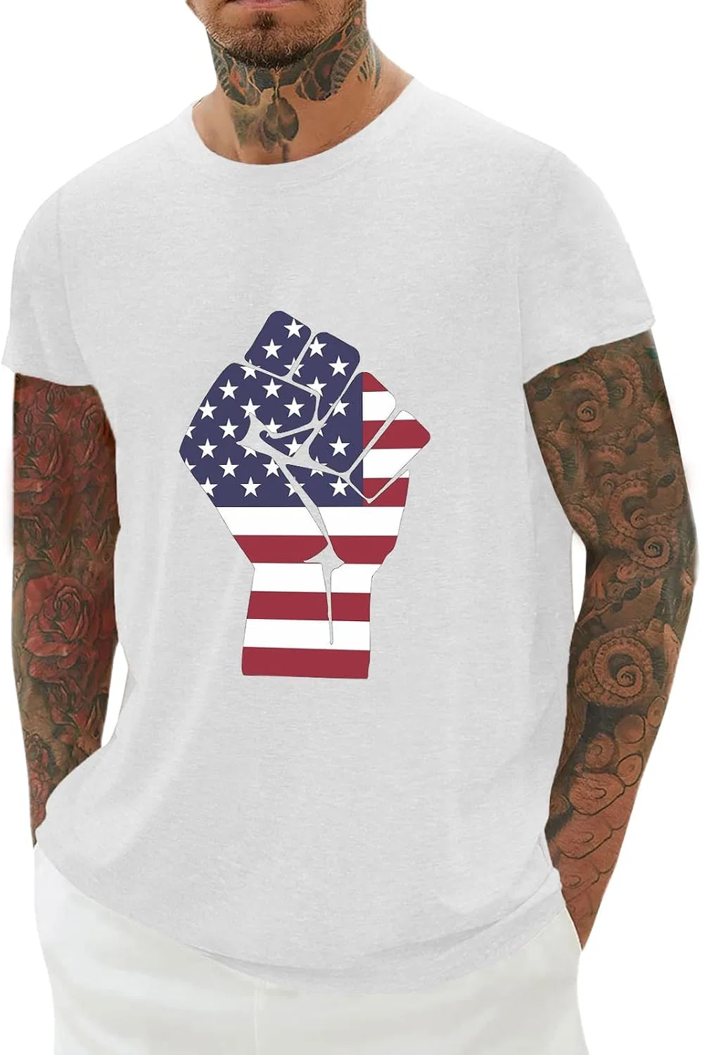 Мужская футболка с принтом Patriotic Tee, A