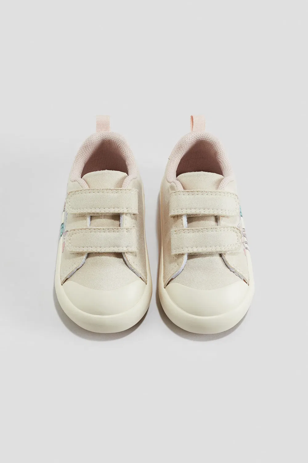 Кроссовки детские с принтом Lilo & Stitch H&M, Light Beige/Lilo & Stitch — фото 2
