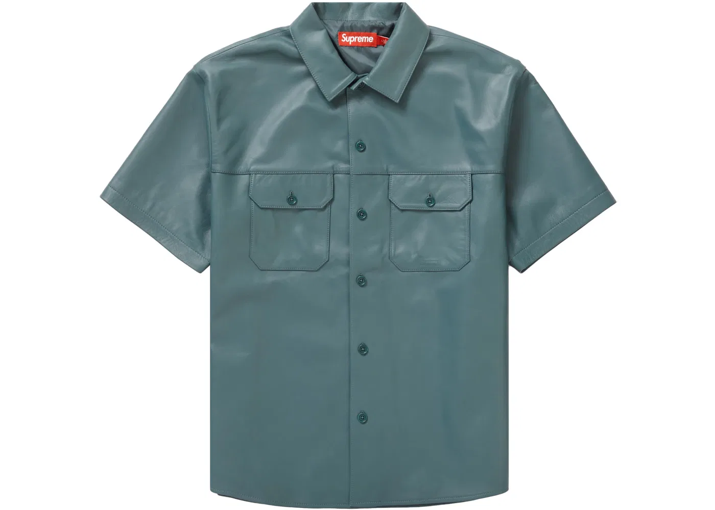 Мужская рубашка с коротким рукавом Supreme Shirt, Dusty Teal