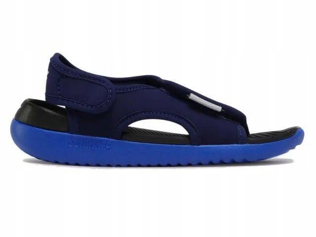 Детские сандалии с липучкой Nike Sunray Adjust, Цвет Blau — фото 3