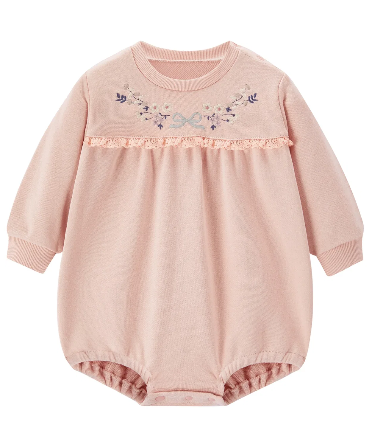 Детская футболка BIG с длинным рукавом модель Garland, combimini, Pink — фото 3