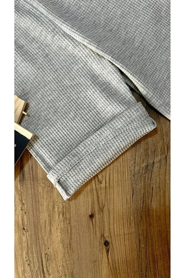 Детские шорты для девочек хлопковые Wide Leg Basics Babyelisco, Gray — фото 2