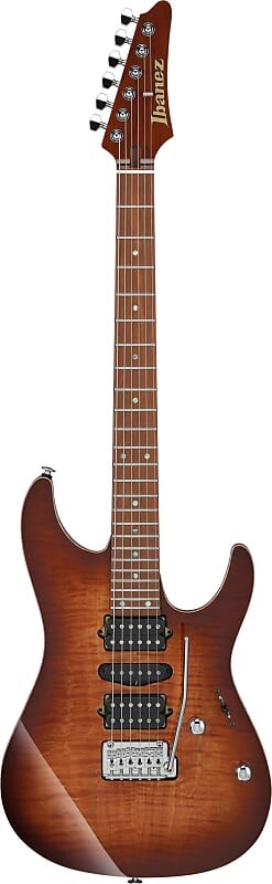 

Ibanez AZ2407F Prestige Flame Top Коричневатый сфалерит (НОВИНКА 2023 г.)