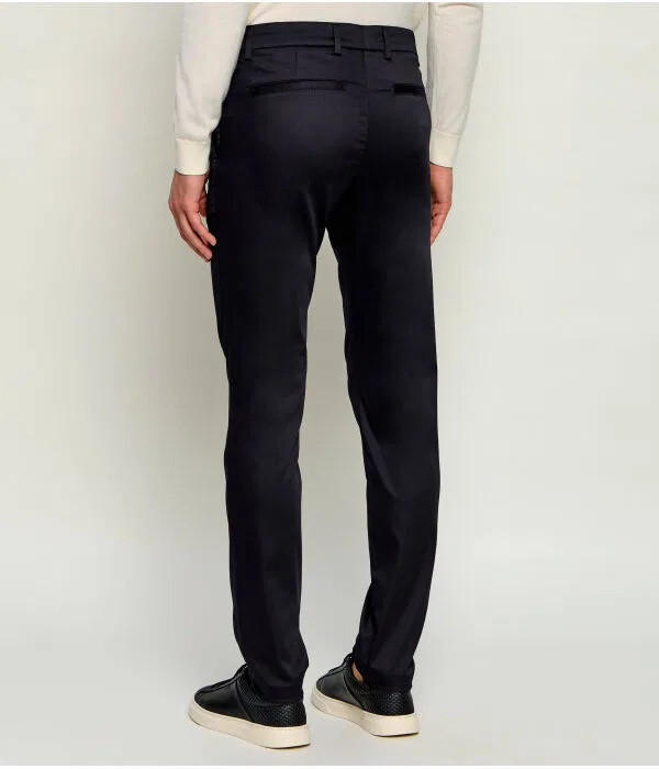 Мужские брюки чинос Slim Fit BOSS, черный — фото 4