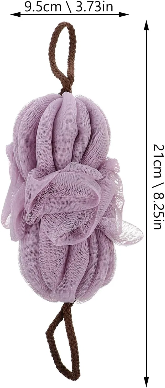 Generic Мочалка для душа из сетки, 2 шт, 21x9.5x7.5 см, мультиколор — фото 2