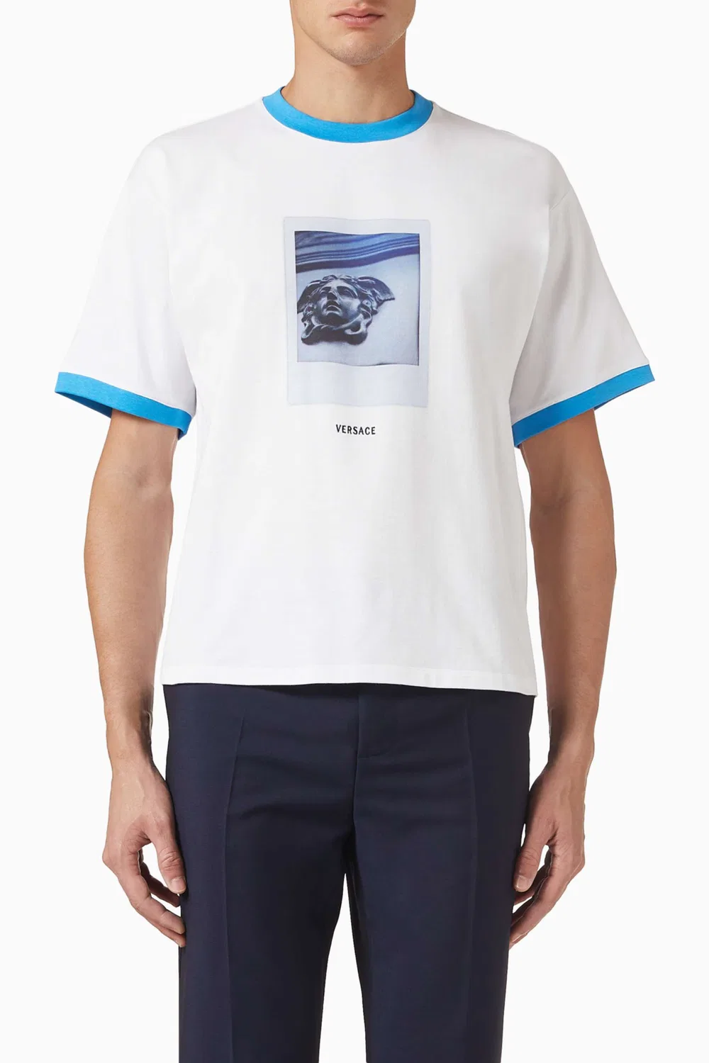 Футболка с принтом Medusa Polaroid Versace