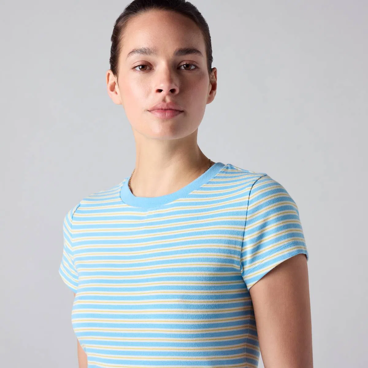 Незаменимая детская футболка Levi's, Bliss Stripe Alaskan Blue - Blue — фото 2