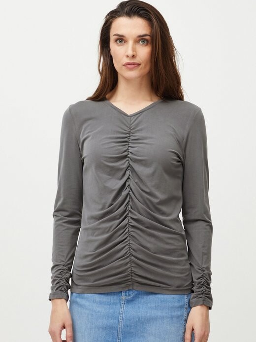 

Длинный рукав пзлиппа Pulz Jeans, серый
