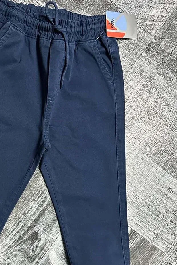 Детские брюки для девочек без подкладки Riccotarz, Navy Blue — фото 4