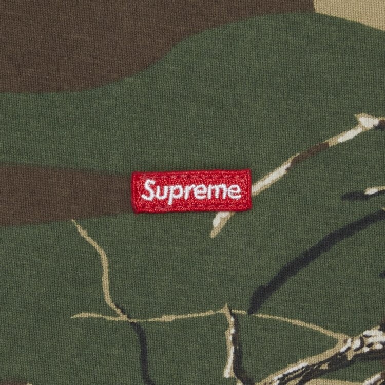 Футболка Supreme Small Box Tee 'Branch Woodland Camo', разноцветный — фото 4