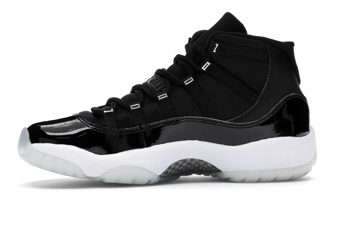 Детские кроссовки ретро-дизайна Jordan 11 Retro Jubilee Jordan, Black/Multi-Color-White-Multi-Color — фото 3