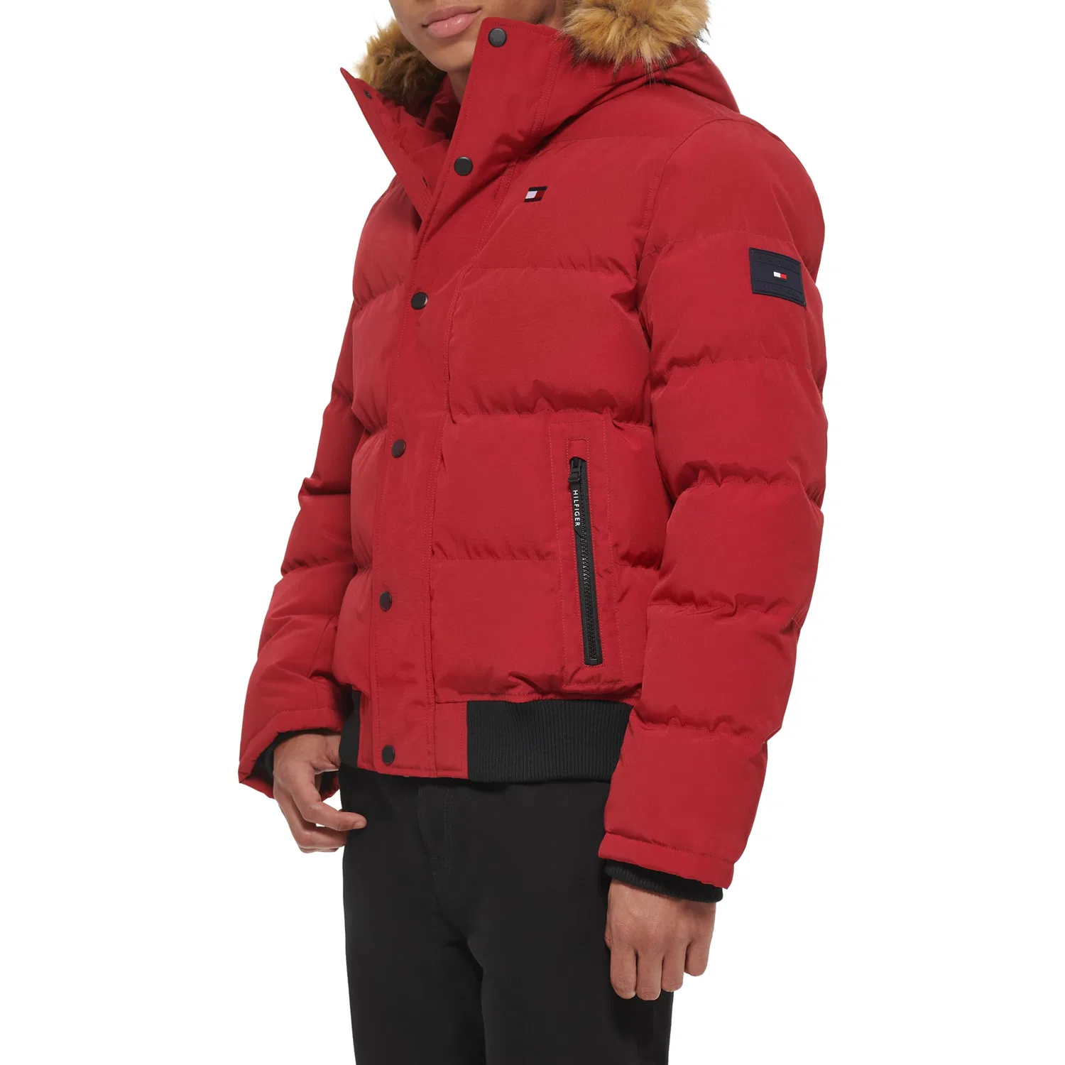 Мужская куртка-бомбер с принтом Snorkel Tommy Hilfiger, Red — фото 2
