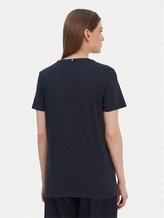 Футболка regular fit Heritage Graphic Tee Tommy Hilfiger, темно-синий — фото 3