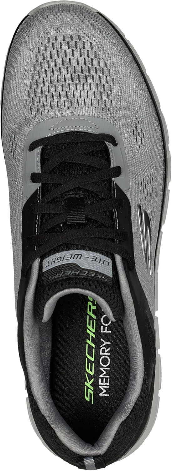 Мужские кроссовки Skechers Track Broader, черный/серый — фото 2