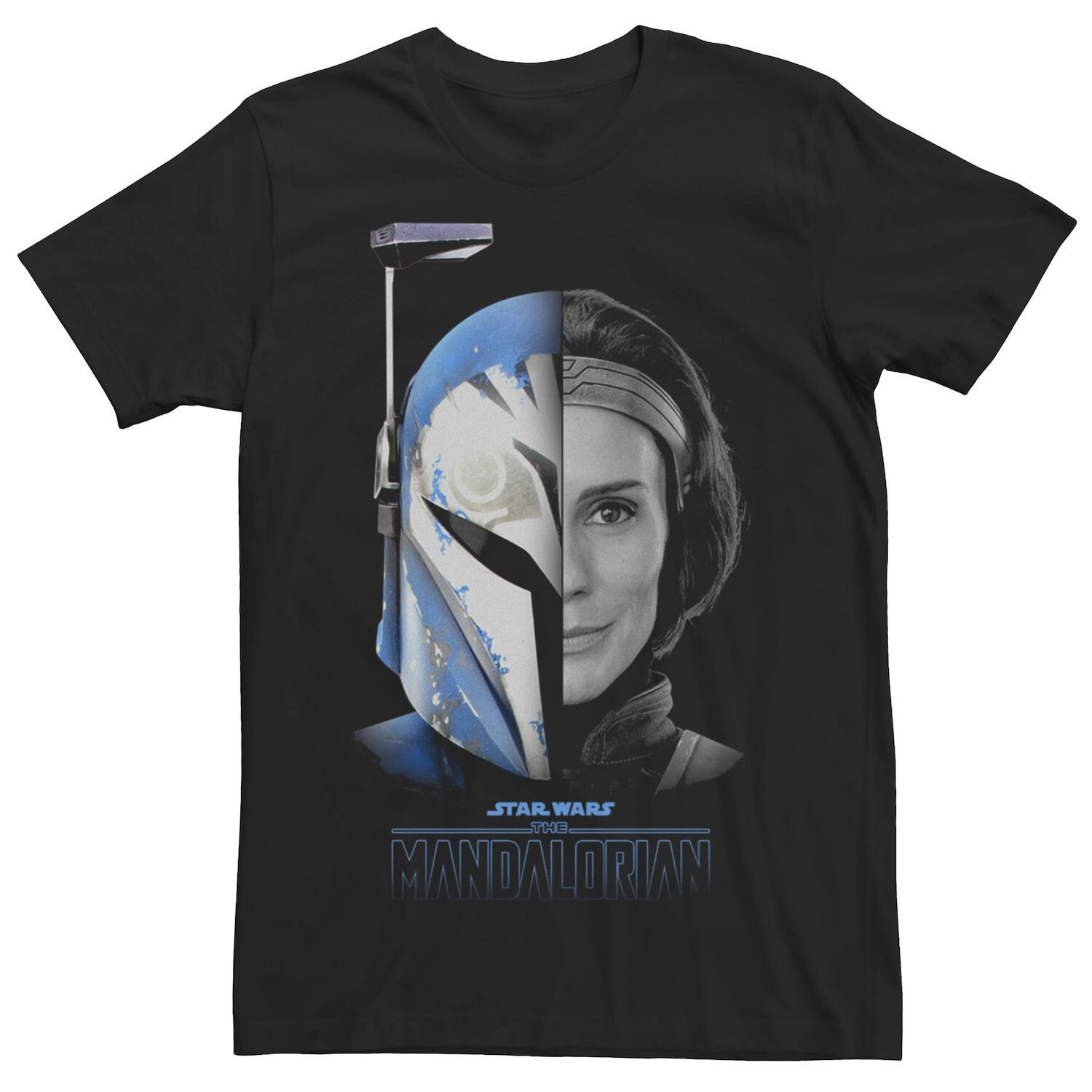 

Мужская футболка Star Wars: The Mandalorian Bo-Katan Split Face R17 Licensed Character