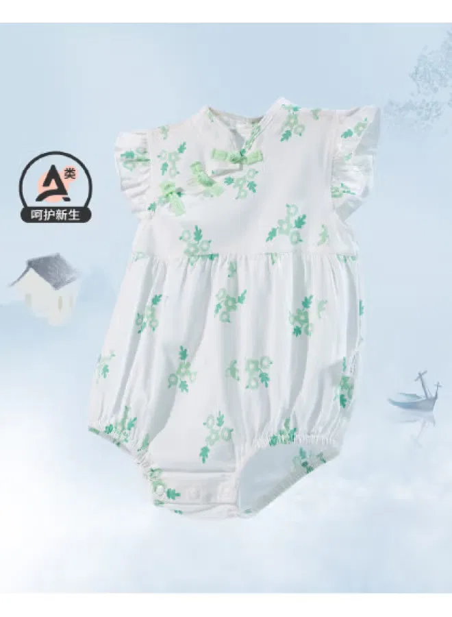 Боди-комбинезон с воротником-стойкой, модель Cheongsam, Bornbay, зеленый
