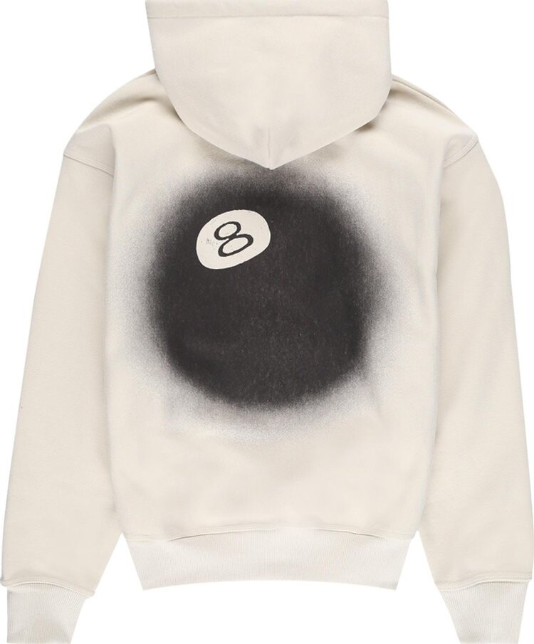Толстовка Stussy 8 Ball Fade Hood 'Putty', кремовый — фото 3