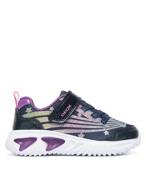 Кроссовки J Assister Girl Geox, темно-синий