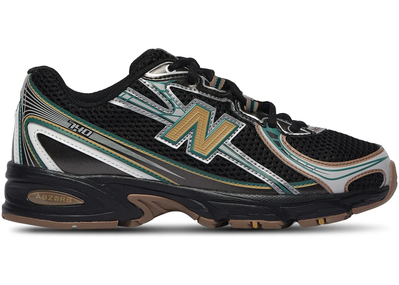 Детские кроссовки Lifestyle New Balance 740, Black/Grey/Olive