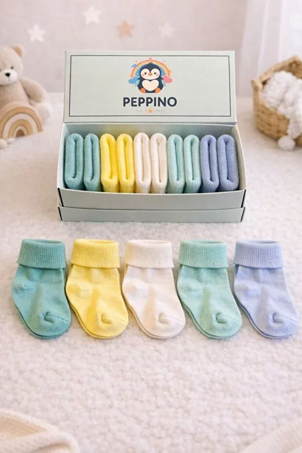 Детские носки органические 5 пар Peppino, Navy Blue