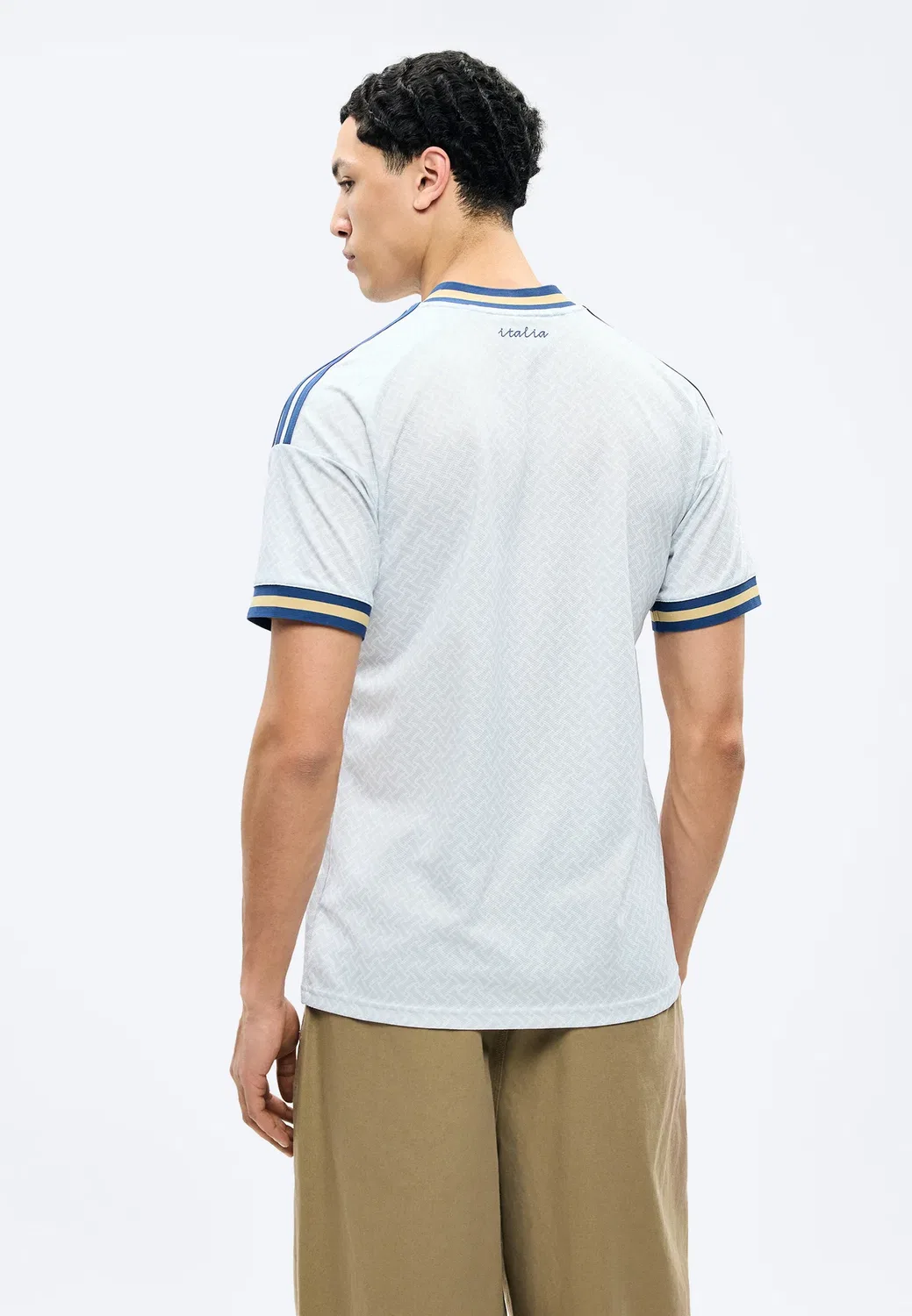 Реплика выездной футбольной формы сборной Италии №26 Adidas Performance, Aero Blue — фото 3