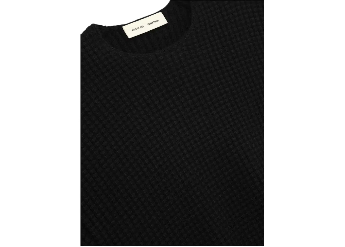 Женский свитер с высоким воротником Fear of God Essentials Sweater, Vintage Black — фото 3