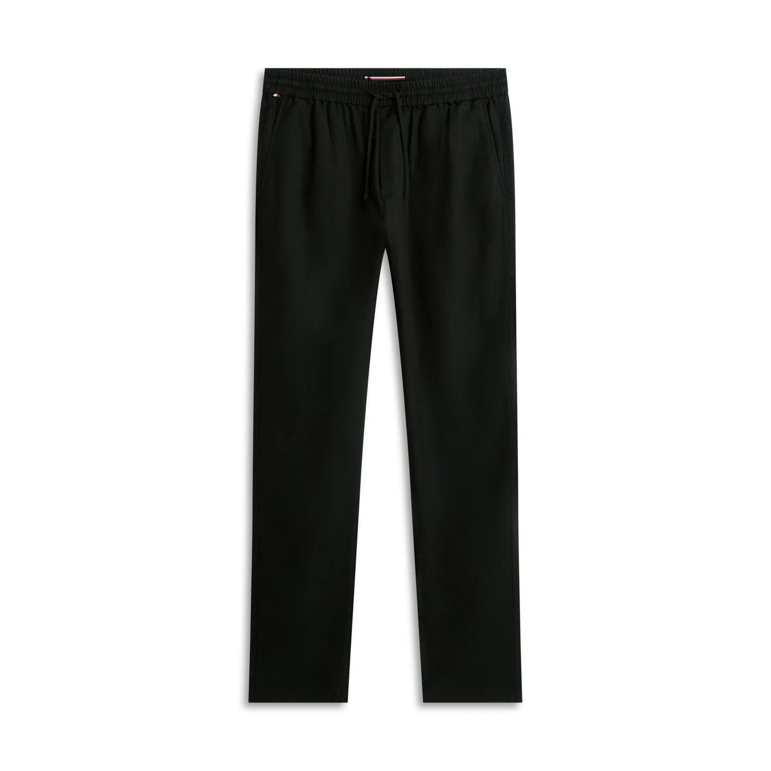 Мужские чиносы зауженного кроя из льняной смеси Tommy Hilfiger, Black — фото 4