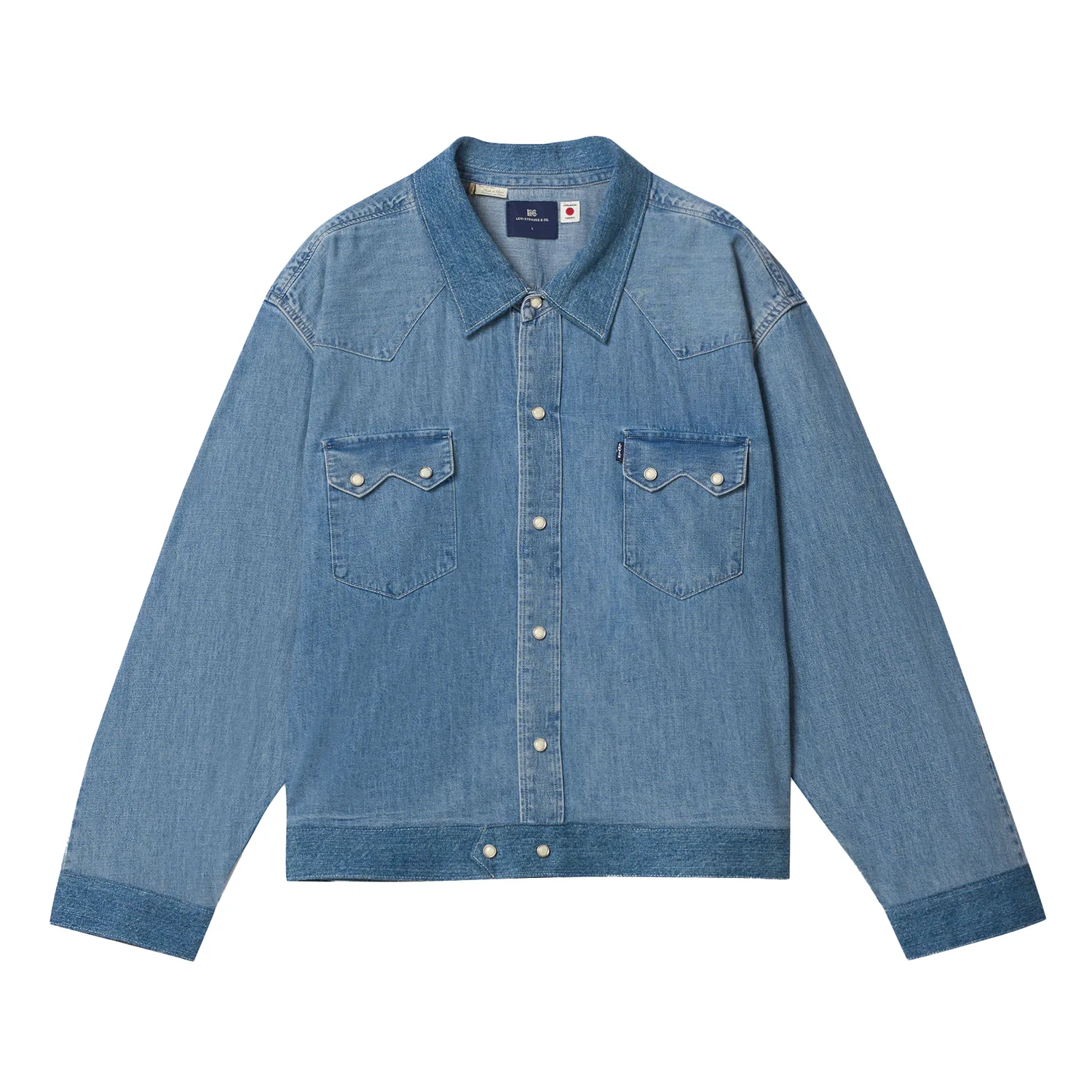 Мужская рубашка с воротником Blue Levis, Blue