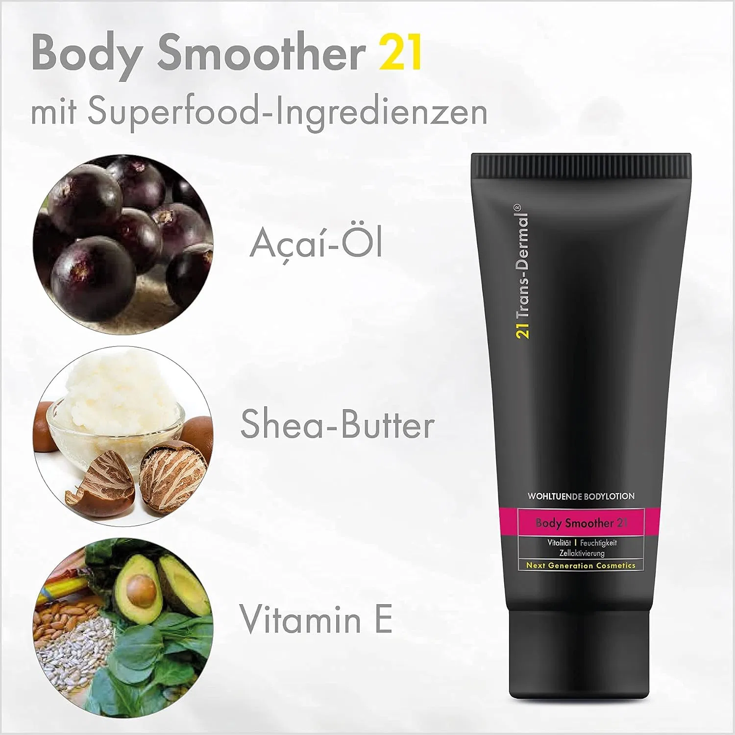 Лосьон для тела Body Smoother 21, 21 Trans-Dermal, 200 мл — фото 2