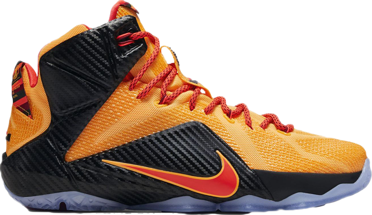 Кроссовки Nike LeBron 12 'CLE', оранжевый - фото