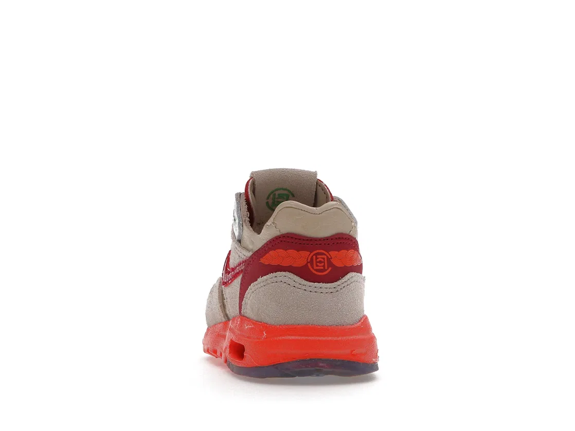 Детские кроссовки Lifestyle Nike Air Max 1, Net/Deep Red-Orange Blaze — фото 4