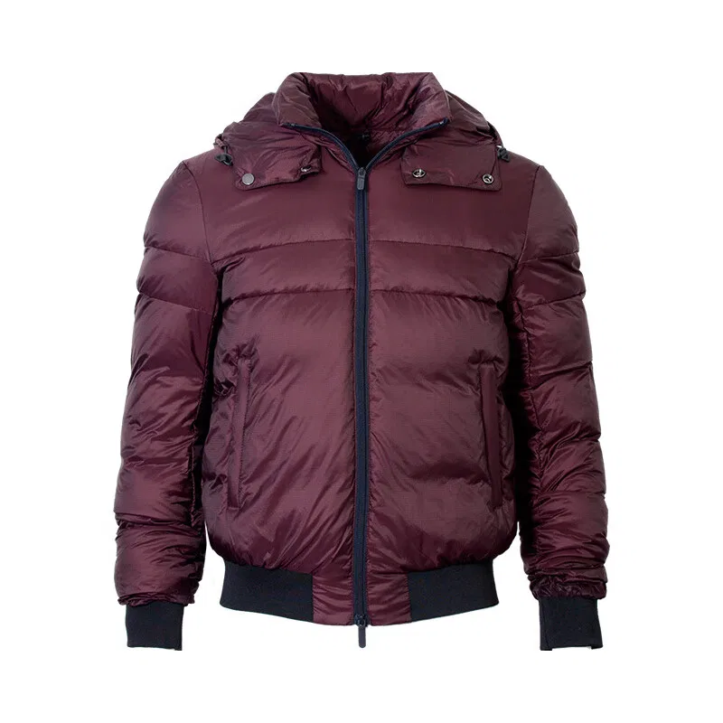 Мужская куртка пуховик Emporio Armani, Burgundy