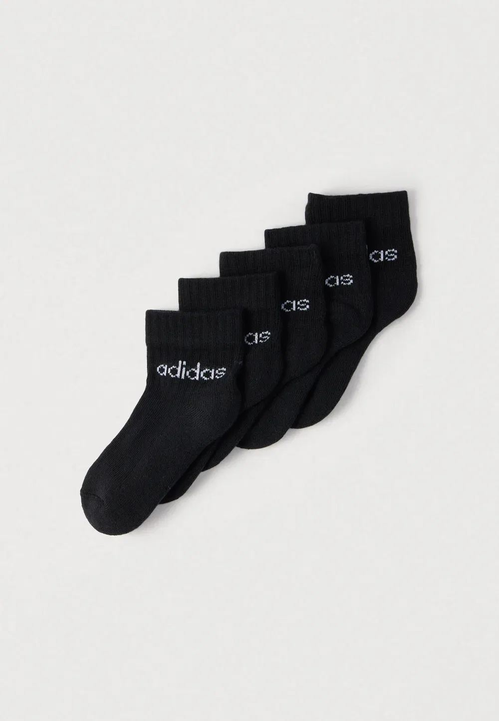 Унисекс, набор из 5 спортивных носков Adidas Performance, Black