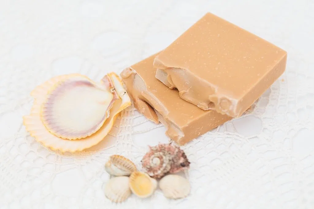 Твердое мыло с розовой глиной и шелком, Mydielkaren, набор 5 шт, 100 г, Grapefruit Rosewood Patchouli
